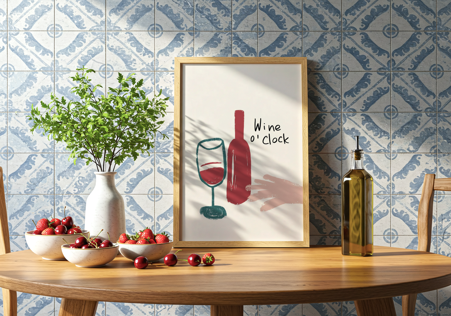 Wine O'Clock Poster