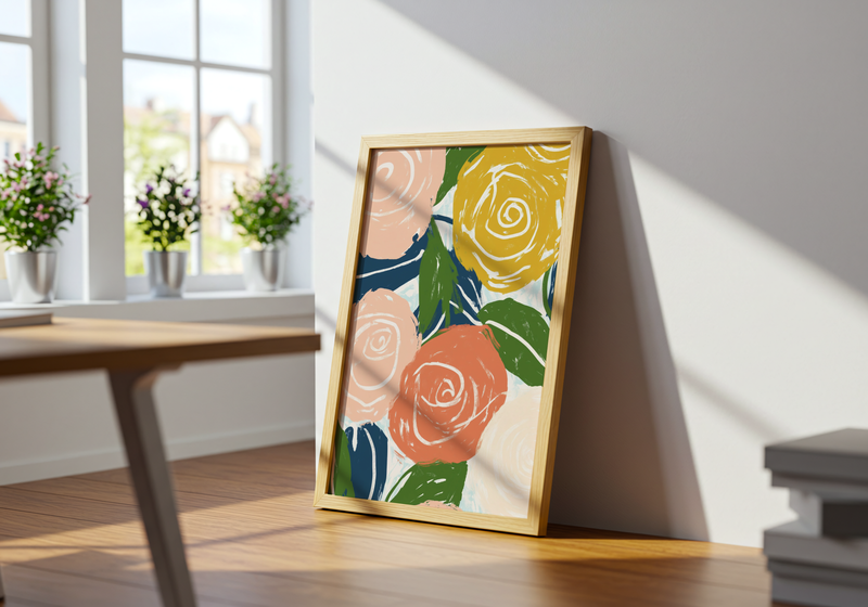 Floral Harmony Poster