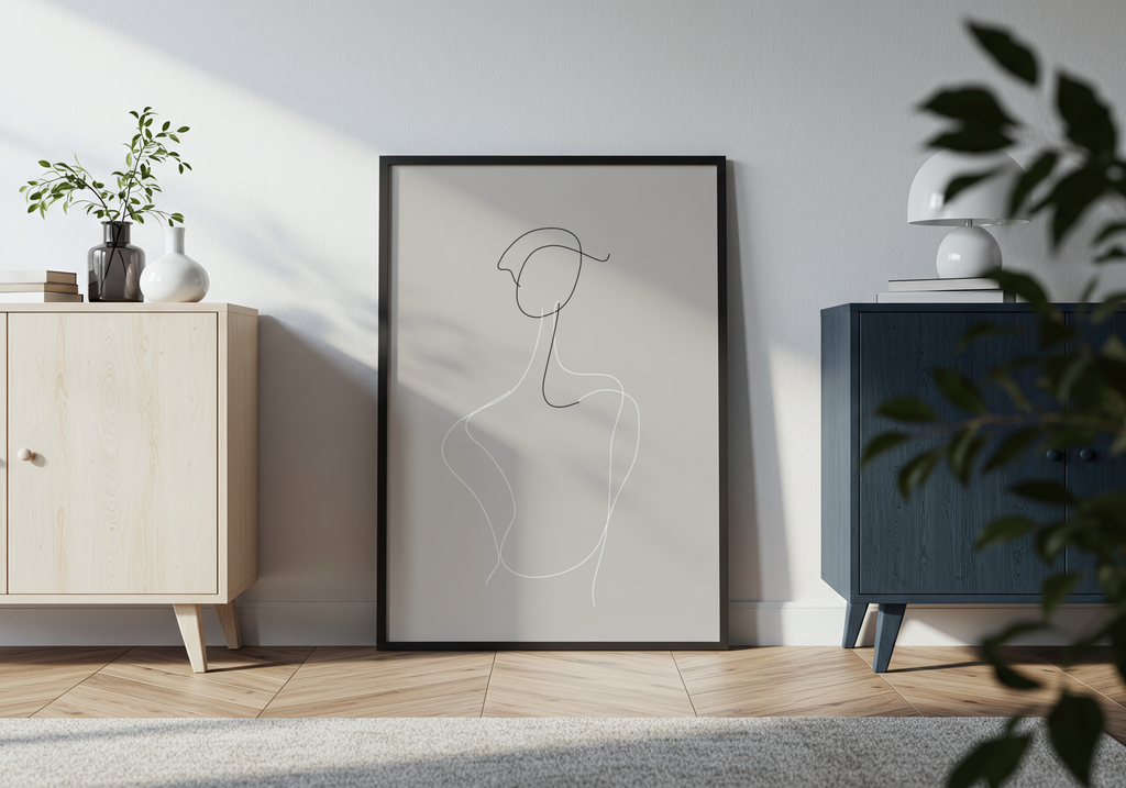 Elegant Contour poster visad rakt fram – Bozetto affisch i hög tryckkvalitet i hög tryckkvalitet