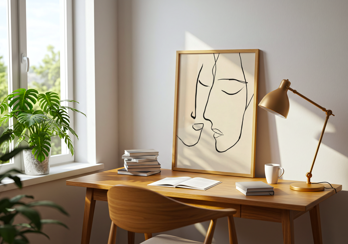 Whispered Intimacy poster visad rakt fram – Bozetto affisch i hög tryckkvalitet i hög tryckkvalitet