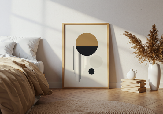 Golden Eclipse Drop Poster