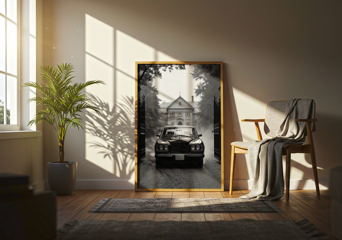 Vintage Rolls Royce Poster